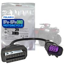 Cabo Adaptador OBDII de 16 pinos para 8 pinos para ATV Polaris