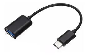 Cabo Adaptador Otg Tipo C Pendrive Celular Tablet Notebook