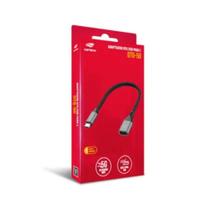 Cabo adaptador otg usb-c macho/usb-a femea c3tech otg-50
