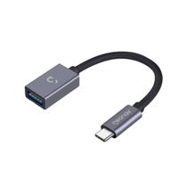 Cabo Adaptador OTG USB-C para USB-A 3.1 Mais Rápido Comprimento 15cm Material Alumínio e Nylon UCA01 Geonav