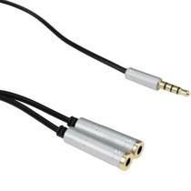 Cabo Adaptador P2 Estéreo 4C X Fone Microfone Conecta Headset Em Notebook Cabo Adaptador P2 Estéreo 4C X Fone Microfone Conecta Headset Em Notebook