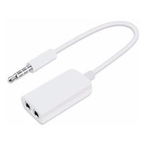 Cabo Adaptador P2 Para 2 Fone de ouvido Duplicador de áudio P2 Macho para 2 fêmea
