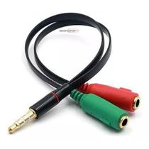 Cabo Adaptador P2 X P3 Headset Fone Microfone Áudio
