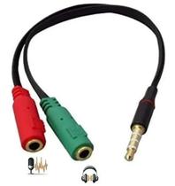 Cabo Adaptador P3 Macho Para 2 P2 Fêmea 3,5mm - Fone/microfone Cabo Adaptador P3 Macho Para 2 P2 Fêmea 3,5mm - Fone/microfone
