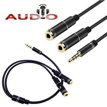 Cabo Adaptador P3 Macho X 2 P2 Fêmea Para Fone E Microfone P3X2P2 Cabo Adaptador P3 Macho X 2 P2 Fêmea Para Fone E Microfone P3X2P2