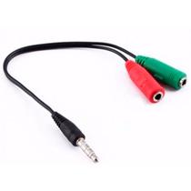 Cabo Adaptador P3 Macho x P2 Fêmea GV Brasil, Preto - CBD.935