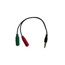 Cabo Adaptador P3 (p2 Combo) Fone E Microfone Headset t Cabo Adaptador P3 (p2 Combo) Fone E Microfone Headset t