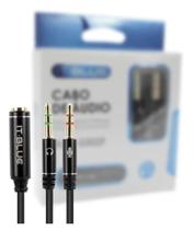 Cabo Adaptador P3(p2 Combo)p/ Fone E Microfone Headset