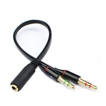 Cabo Adaptador P3 Para 2 P2 3.5Mm Para Pc E Notebook Xt-2204 Cabo Adaptador P3 Para 2 P2 3.5Mm Para Pc E Notebook Xt-2204