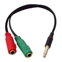Cabo Adaptador P3 para 2 P2 MD9, Áudio e Fone, para Notebook - 8013