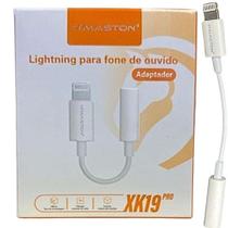 Cabo Adaptador P3 para Lightning p/Áudio XK19 HMaston Cabo Adaptador P3 para Lightning p/Áudio XK19 HMaston