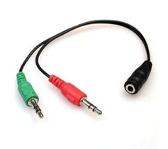 Cabo Adaptador Para Fone 2 P2 X 1 P2 (fone+mic) Tebera