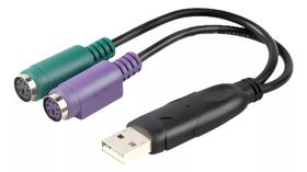 Cabo Adaptador Para Teclado E Mouse Ps2 X Usb 30 Cm