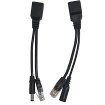 Cabo Adaptador Poe Injetor E Separador Rj45 Rabicho 12v - Lotus