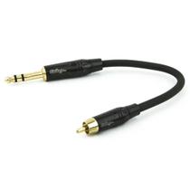Cabo Adaptador RCA para P10 Profissional Estereo - 5 Metros