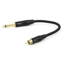 Cabo Adaptador Rca Para P10 Profissional Mono - 2 Metros