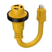 Cabo adaptador RV QNINE 30 Amp 110V com conector de travamento de 30 cm