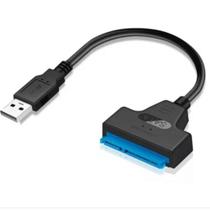 Cabo Adaptador Sata Usb Para Hd E Ssd 2.5 Cor Preto