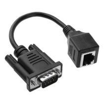 Cabo Adaptador Serial DB9 Macho para RJ45 Macho - Rabicho Cabo Adaptador Serial DB9 Macho para RJ45 Macho - Rabicho