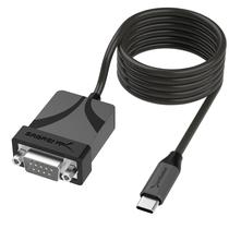 Cabo adaptador serial USB-C para DB9 SABRENT 1,8 m USB 2.0