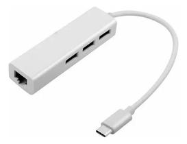 Cabo Adaptador Tipo C Para Rede Ethernet Rj 45 Usb AU-12