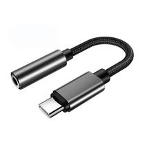 Cabo Adaptador Tipo C Usb-c Para Fone Ouvido P2 P3 3.5mm Nylon Cabo Adaptador Tipo C Usb-c Para Fone Ouvido P2 P3 3.5mm Nylon