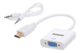 Cabo Adaptador Tomate Hdmi Para Vga Cabo Adaptador Tomate Hdmi Para Vga