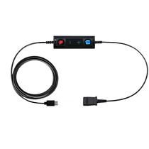 Cabo adaptador TruVoice USB-C para QD compatível com qualquer headset Plantronics ou Poly com desconexão rápida (QD) - inclui controle de volume em linha e função de mudo Cabo adaptador TruVoice USB-C para QD compatível com qualquer headset Plantronics ou Poly com desconexão rápida (QD) - inclui controle de volume em linha e função de mudo