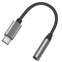 Cabo Adaptador Type C para P2 3,5mm Preto ZJT-TC-3.5-02-S Verde Cabo Adaptador Type C para P2 3,5mm Preto ZJT-TC-3.5-02-S Verde