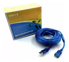 Cabo Adaptador Usb 2.0 Amplificado Macho X Femea 15 Metros