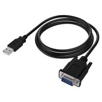 Cabo adaptador USB 2.0 para serial (9 pinos) DB-9 RS-232 de 1,8 m