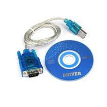 Cabo Adaptador USB 2.0 para Serial Conversor Rs232 Db9 9 Pinos Com Driver