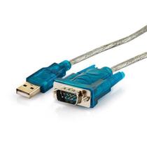 Cabo Adaptador Usb 2.0 Serial Conversor Rs232 Db9 9 Pinos - OEM