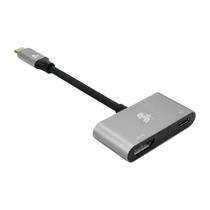 Cabo Adaptador Usb 3.1 Tipo C + Hdmi Fêmea 4k + Usb-c Pd 5+