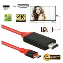 Cabo Adaptador Usb 3.1 Tipo C Macho 4K Para Hdmi Macho