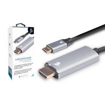 Cabo Adaptador USB-C para HDMI 4K 60Hz - 1.8M 018-7450 Cabo Adaptador USB-C para HDMI 4K 60Hz - 1.8M 018-7450