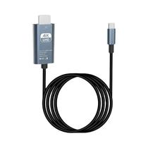 Cabo Adaptador USB C Para HDMI 4K 60Hz Para iPhone 15 TV MacBook Air iPad Laptop Samsung