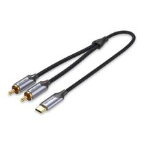 Cabo Adaptador USB C Para RCA Notebook Celular 2m Vention