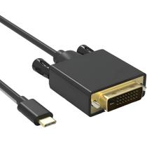 Cabo Adaptador USB Tipo C para DVI Macho 4K 60Hz