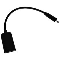 Cabo Adaptador V8 Micro USB para USB Fêmea OTG