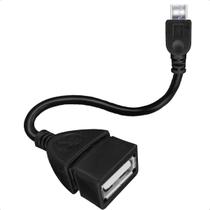 Cabo Adaptador V8 Micro USB para USB Fêmea OTG