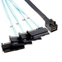 Cabo ADCAUDX Mini SAS para SAS de 1 m SFF-8643 a SFF-8482 Cabo ADCAUDX Mini SAS para SAS de 1 m SFF-8643 a SFF-8482