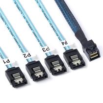 Cabo ADCAUDX MINI SAS para SATA SFF-8643 para SATA 1m Cabo ADCAUDX MINI SAS para SATA SFF-8643 para SATA 1m
