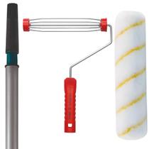 Cabo Ajustável 3m+ Suporte Garfo Gaiola 23cm + Rolo Antigota 23cm em Poliamida 10mm Cabo Ajustável 3m+ Suporte Garfo Gaiola 23cm + Rolo Antigota 23cm em Poliamida 10mm