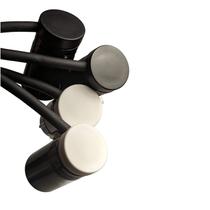 Cabo ajustável XLR de baixo perfil de 3 pinos Milestock, pacote com 2, 50 cm