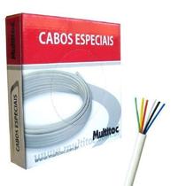 Cabo Alarme Cftv Multitoc Muca 0720 40X04 Vias S/Sn Rolo 100 Mts Branco Cabo Alarme Cftv Multitoc Muca 0720 40X04 Vias S/Sn Rolo 100 Mts Branco