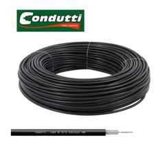 Cabo alta isolaçao 7mm preto 100m (condutti)