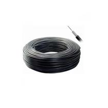 Cabo Alta Isolação Cerca Elétrica 7,0mm Preto 100mts Telecam