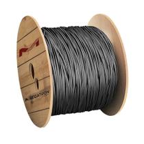 Cabo Alumínio Duplex Megatron Neutro Nu 16MMx500M 1KV Preto