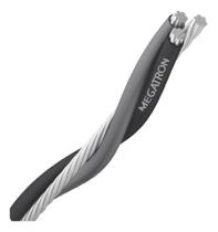 Cabo Alumínio Triplex 25mm 100 Metros Preto Megatron